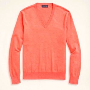 Brooks Brothers Supima Cotton V-neck Sweater